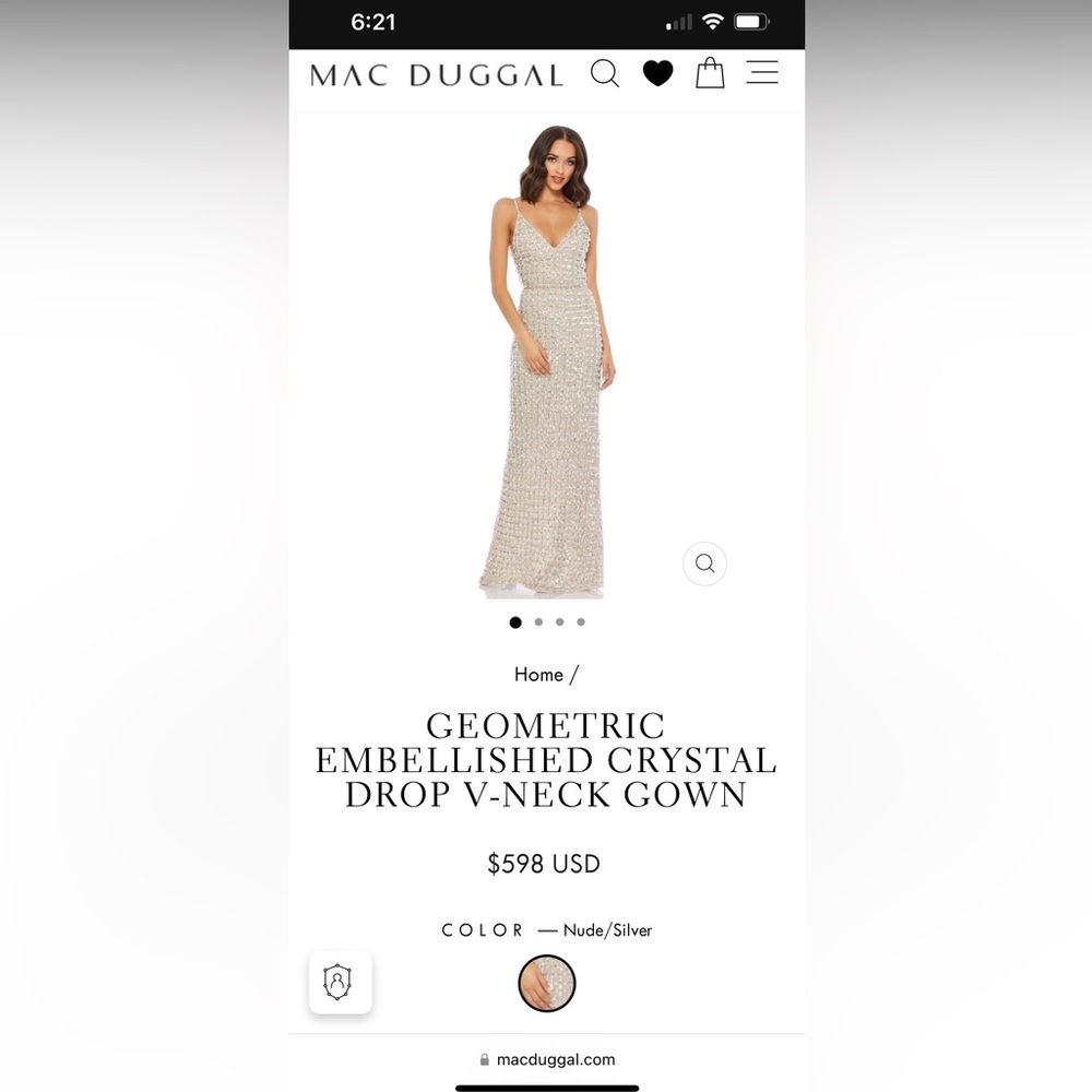 Mac Duggal “Chandelier Dress”. *sold out online!!!*